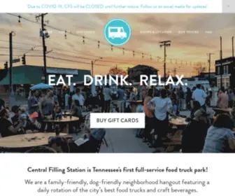 Knoxfoodpark.com(Central Filling Station) Screenshot