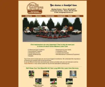 Knoxgrassmasters.com(Knoxville Lawn Mowing) Screenshot