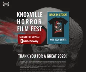 Knoxhorrorfest.com(Knoxville Horror Film Fest 2020) Screenshot