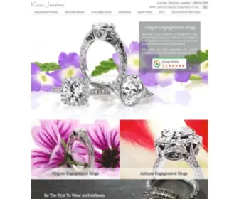 KnoxJewelers.biz(Unique Engagement & Wedding Rings by Knox Jewelers Minneapolis) Screenshot