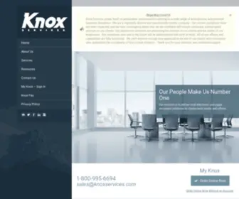 Knoxservices.com(Knox Services) Screenshot