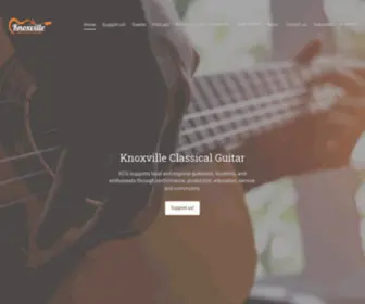 Knoxvilleclassicalguitar.com(Knoxville Classical Guitar) Screenshot