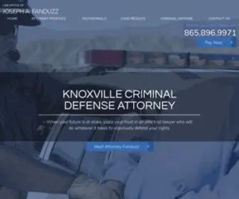 Knoxvillecriminalattorney.com(Knoxville DUI & Criminal Defense Lawyer) Screenshot