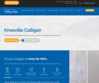 Knoxvilleculliganwater.com(Water Treatment in Sevierville) Screenshot