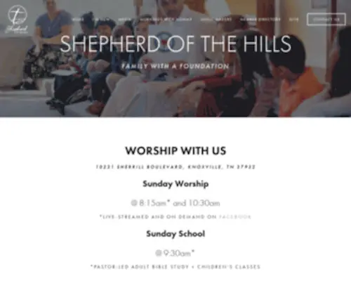 Knoxvilleshepherd.com(Shepherd of the Hills) Screenshot