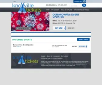 Knoxvilletickets.com(Knoxville Tickets) Screenshot