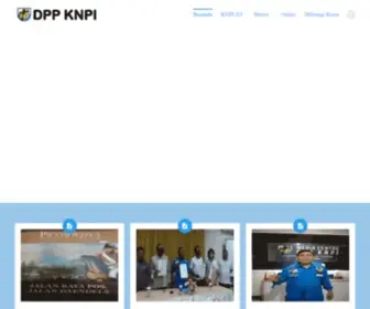 Knpi.id(Official Website Komite Nasional Pemuda Indonesia Pusat Official Website KNPI Pusat Satu Nafas KNPI) Screenshot