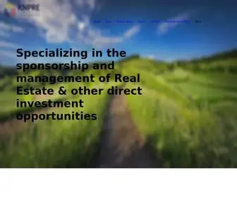 KNpre.com(Real Estate & other direct investment opportunities) Screenshot