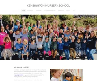 KNS-CA.org(KENSINGTON Nursery School) Screenshot