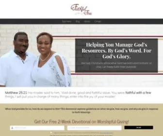 KNsfinancial.com(Helping You Manage God's Resources) Screenshot