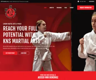 KNsmartialarts.com(KNS Martial Arts) Screenshot