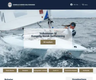 KNS.no(Kongelig Norsk Seilforening) Screenshot