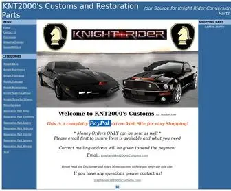 KNT2000Scustoms.com(KNT2000's Customs and Restoration Parts) Screenshot