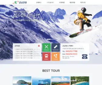 Kntours.com(금남관광) Screenshot