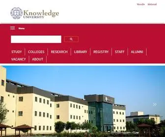 Knu.edu.iq(KNU: Knowledge University) Screenshot
