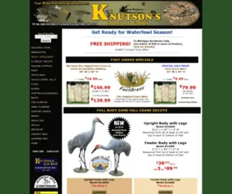 Knutsondecoys.com(Waterfowl Hunting) Screenshot