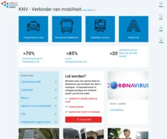 KNV.nl(Koninklijk Nederlands Vervoer) Screenshot