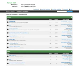 KNX-FR.com(Forum KNX francophone) Screenshot