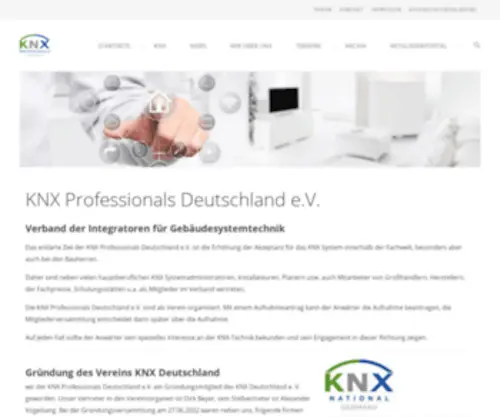KNX-Professionals.de(KNX Professionals KNX Professionals) Screenshot