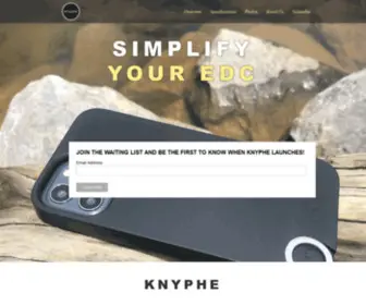 KNYphecase.com(Landing Page) Screenshot