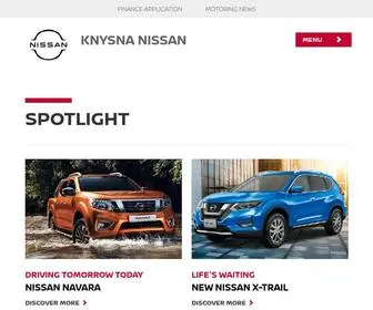 KNYsnanissan.co.za(Knysna Nissan) Screenshot