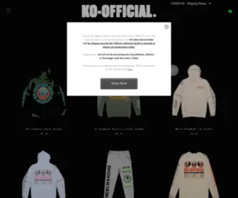 KO-Official.com(Cody Ko Merchandise) Screenshot