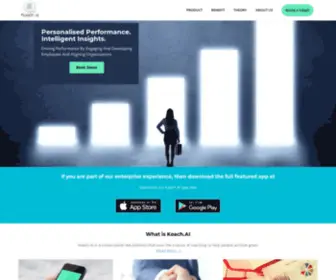 Koach.ai(AI Powered Coaching Platform that provides Intelligent Insights for your Organization) Screenshot