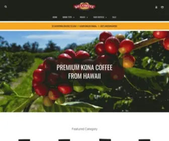 Koacoffee.com(Koa Premium Hawaiian Coffee) Screenshot