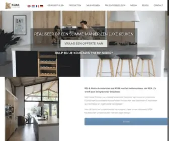 Koakdesign.com(KOAK Design maakt houten fronten voor IKEA METOD keukens) Screenshot