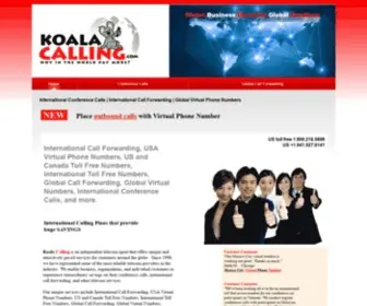 Koalacalling.com(Global Call Forwarding) Screenshot