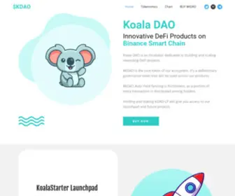 Koaladao.net(Koala DAO) Screenshot