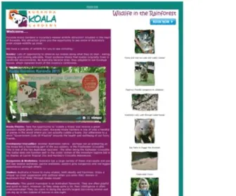 Koalagardens.com(Kuranda Koala Gardens) Screenshot