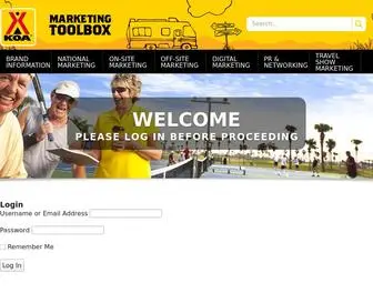 Koamarketingtoolbox.com(KOA Marketing Toolbox) Screenshot