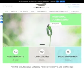 Koan-PSY.com(Private Counselling London) Screenshot