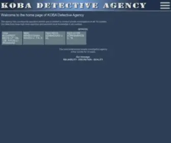 Kobadetektiv.hu(Koba DetektĂ­v magĂĄnnyomozĂł iroda honlapja) Screenshot