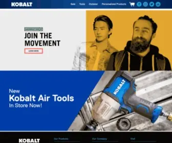 Kobalttools.com(Kobalt®) Screenshot