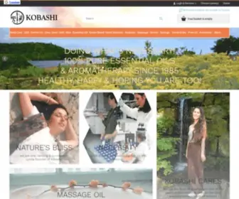 Kobashi.co.uk(Kobashi Aromatherapy Products) Screenshot