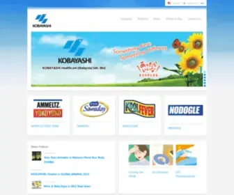 Kobayashi-MY.com(KOBAYASHI Healthcare (Malaysia)) Screenshot