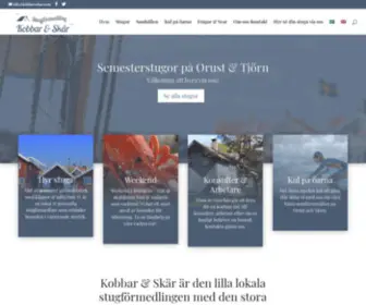 Kobbaroskar.com(Välkommen att hyra semesterstugor på Orust och Tjörn) Screenshot