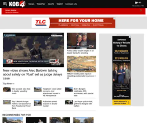 Kob.com(KOB 4 Eyewitness News) Screenshot