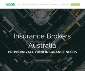 Kobeinsurance.com.au(Kobe Insurance Services) Screenshot