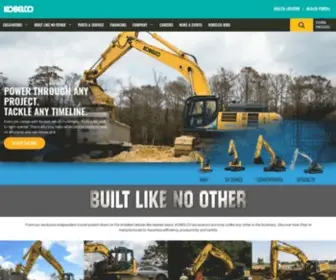 Kobelco-USA.com(KOBELCO USA) Screenshot