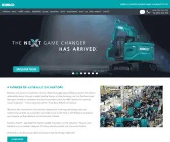 Kobelco.com.au(Excavators) Screenshot