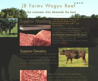 Kobemidwest.com(Superior Wagyu Beef and Wagyu Cattle) Screenshot