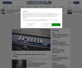 Kobenhavnliv.dk(KøbenhavnLIV) Screenshot