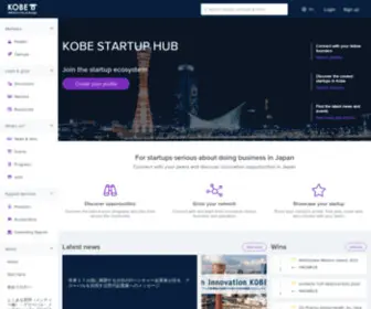 Kobestartuphub.com(Kobe startup community) Screenshot