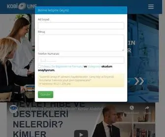 Kobi-Line.com.tr(Türkiye'nin Kobi Destek Hattı) Screenshot