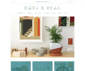 Kobiandteal.co.uk(Kobi & Teal I Shop I Gallery I Studio) Screenshot