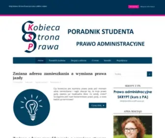 Kobiecastronaprawa.pl(Kobieca Strona Prawa) Screenshot