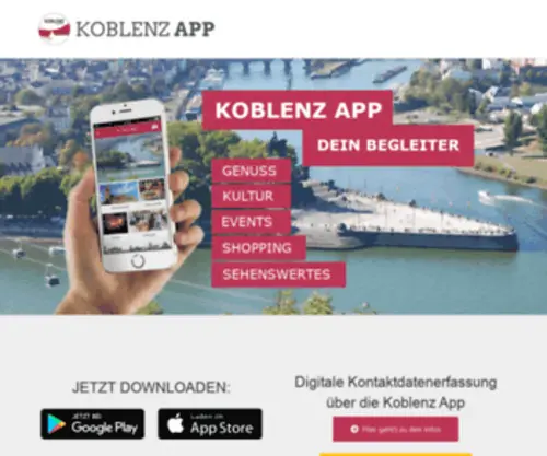 Koblenz-APP.de(Dein Begleiter in der Stadt) Screenshot